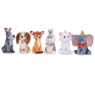 Kuscheltier Hase Klopfer Disney sitzend grau 30 cm Plüschhase