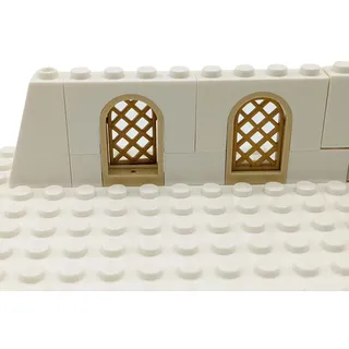 LEGO® MOC Mittelalter Fenster Mauer Ritter Burg Weiß NEU! Menge 19x