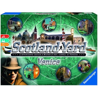 Ravensburger - Scotland Yard Venezia, Brettspiel für die ganze Familie, 2-6 Spieler, Geschenkidee für Erwachsene und Kinder ab 8 Jahren, italienische Ausgabe