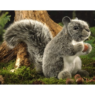 Kösener Eichhörnchen Hörnchen grau stehend 18 cm 7370 Plüschtier Kuscheltier Stofftier Plüsch