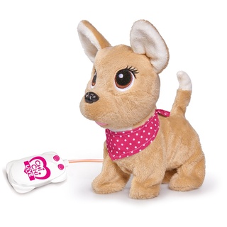 Simba 105893243 - ChiChi Love Puppy Friends, 2-fach sortiert, es wird nur ein Artikel geliefert, kabelgesteuerter Chihuahua und Husky, läuft, bellt und wackelt mit dem Schwanz, 20cm, ab 3 Jahre