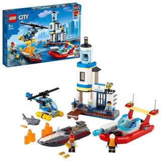 LEGO® Konstruktions-Spielset LEGO City 60308 - Polizei und Feuerwehr im Küsteneinsatz