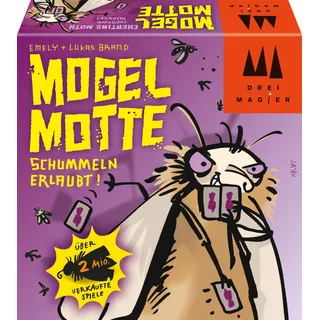 Schmidt Spiele 40862 Mogel Motte, Drei Magier Kartenspiel