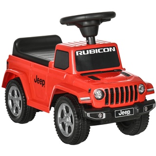 AIYAPLAY Rutschauto mit Hupe rot 63,5L x 29B x 42H cm   rutschauto  rutscherfahrzeug mit hupe  kinderfahrzeug  kinderauto