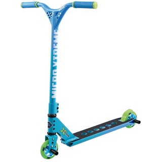 Micro Stunt-Scooter mx trixx 2.0 rainbow blue Kickboard Roller - Blau