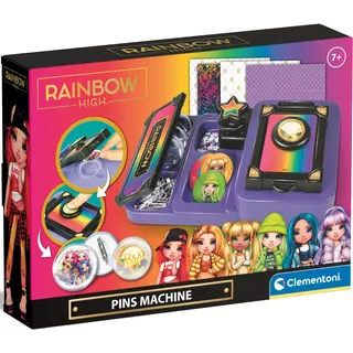 Kreativset CLEMENTONI "Rainbow High, Button-Maker" Kreativsets bunt Kinder Made in Europe