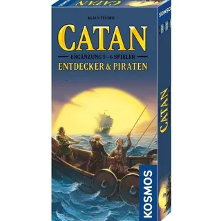 KOSMOS Verlag Spiel, Familienspiel Catan - Entdecker & Piraten 5-6 Spieler, Brettspiel, ab..., Strategiespiel