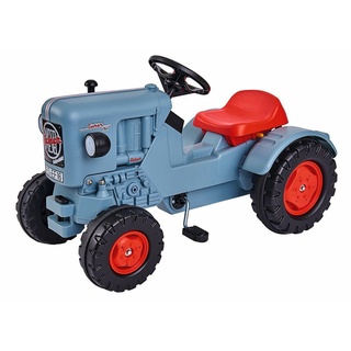 BIG Trettraktor Outdoor Spielzeug Fahrzeug Traktor Eicher Diesel ED 16 blau 800056565