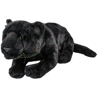 Panther schwarz liegend 45 cm (ohne Schwanz) Kuscheltier
