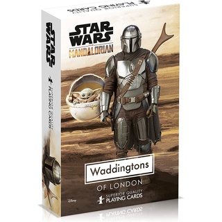 Winning Moves WM00864-EN1-12 2021 The Mandalorian Set, Kartenspiel mit 54 Karten – Star Wars