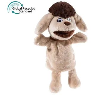 Heunec Handspielpuppe Hund Moppi 643567 - Handpuppe Sandmännchen Hund 28cm - Beige