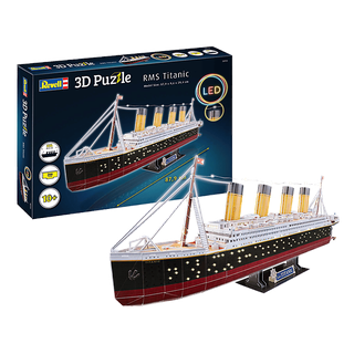 REVELL RMS Titanic - LED Edition 3D Puzzle, Mehrfarbig