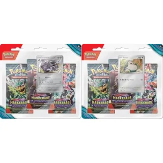 Pokemon Cards KP06 3-er Pack Blister 6-er Display sortierter Artikel Neu & OVP