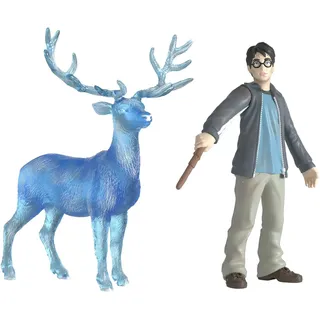 Schleich® Spielfigur WIZARDING WOLRDTM, Harry Potter & Patronus (42680) bunt