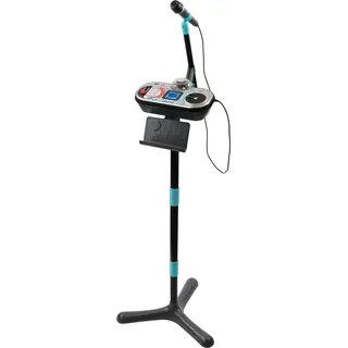 VTech Kidi Super Star DJ Studio black – 10-in-1 Karaokespielzeug mit Mikrofon, abnehmbarem DJ-Mischpult und vielen Effekten zum Bearbeiten der Musik – Für Kinder von 6-12 Jahren