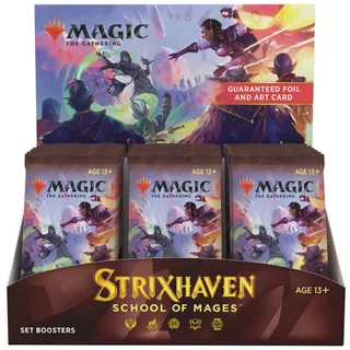 Wizards of the Coast Magic: The Gathering - Strixhaven: School of Mages Set- Booster Display englisch, Sammelkarten