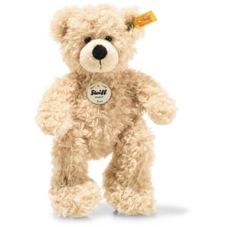 Steiff Teddybär Fynn beige 18 cm, Teddy-Bär zum Kuscheln und Spielen für Kinder, aus kuschelweichem Plüsch, Stofftier-Teddy beweglich & waschmaschinenfest