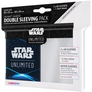 Gamegenic - Star Wars: Unlimited - Art Double Sleeving Pack - Space Blue
