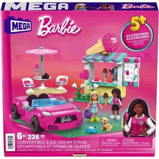 Mega Bloks - Barbie Cabrio & Eisstand