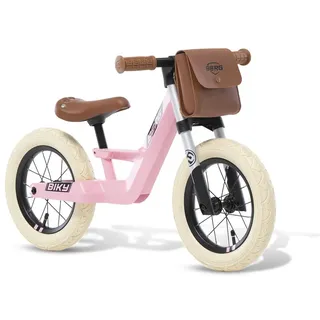 Berg Biky Retro Roze Laufrad ab 2 Jahre, Luftreifen, Magnesiumrahmen, 12 Zoll, Kinderfahrrad Jungen und Mädchen, Sattel höhenverstellbar