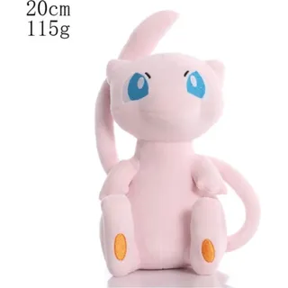 Mew Plüschtier 20 cm – Pokémon Kuscheltier – Weiches Spielzeug für Kinder - Bunt