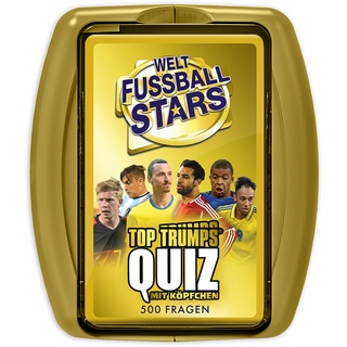 TOP TRUMPS Quiz - Weltfußballstars - Fußball-Quiz- Alter 8+ - Deutsch