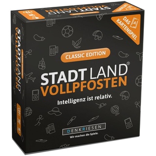 DENKRIESEN - STADT LAND VOLLPFOSTEN - Das Kartenspiel - Classic Edition