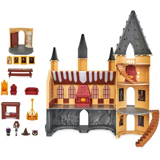 Spin Master Wizarding World Harry Potter - Schloss Hogwarts Spielset mit Licht und Sound sowie exklusiver Hermine Granger Sammelfigur und viel Zubehör, Spielzeug für Kinder ab 5 Jahren, Fanartikel