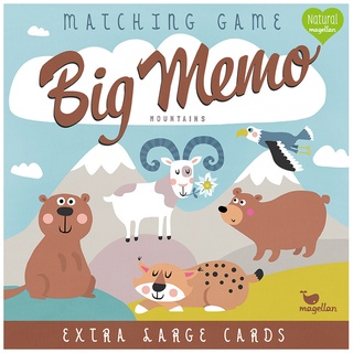 Memospiel Big Memo - Mountains 16-Teilig
