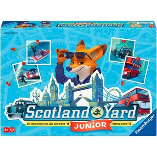 Ravensburger Spiel Scotland Yard Junior, Made in Europe, FSC® - schützt Wald - weltweit bunt