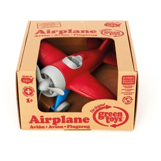 Green Toys - Sport-Flugzeug mit roten Tragflächen
