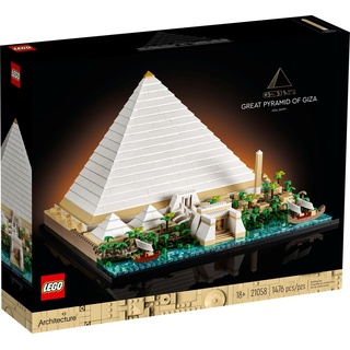 LEGO® Konstruktionsspielsteine LEGO® Architecture - Cheops-Pyramide, (1476 St) bunt