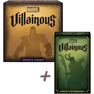 Ravensburger Gesellschaftsspiel BUNDLE - Marvel Villainous: Infinite Power + Arglist & Schabernack