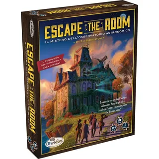 ThinkFun - Escape The Room, das Geheimnis des Astronomischen Observatoriums, Brettspiele für die ganze Familie, 3-8 Spieler, Geschenkidee für Erw...