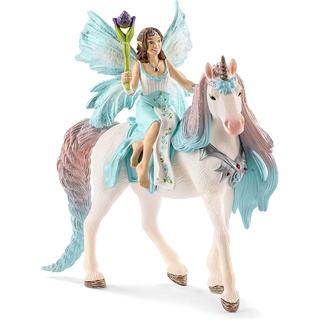 schleich BAYALA 70569 Elfe Eyela mit Prinzessinnen Einhorn - Spielset - Funkelnde Fliegende Prinzessin, und Zauberstab - Figuren Spielzeug von 5-12 Jahren