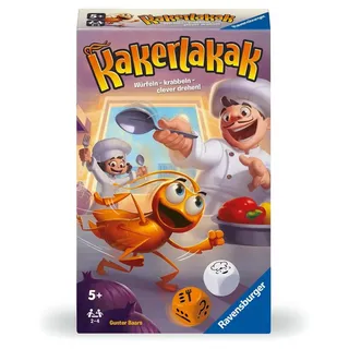 Ravensburger Spiel Ravensburger 22446 - Kakerlakak, Mitbringspiel für 2-4 Personen,...