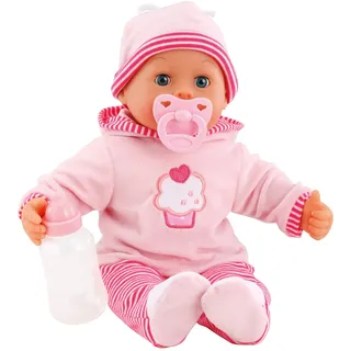 Bayer Design Puppe First Words Baby mit Funktionen 38cm, rosa