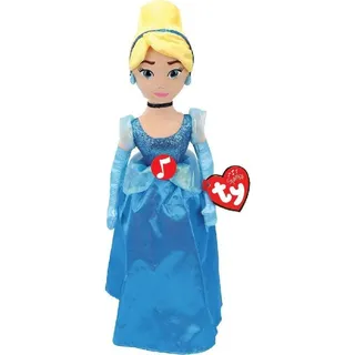 Ty 02412 - Disney Princess Cinderella - Stoffpuppe mit Sound Plüsch 40cm