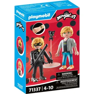 PLAYMOBIL Miraculous 71337 Miraculous: Adrien & Cat Noir