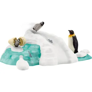 Schleich® Spielfigur WILD LIFE, Pinguin-Familienspaß (42661) bunt