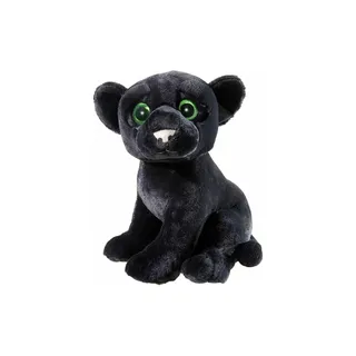 Heunec Kuscheltier Panther , schwarz , 100% Polyester , Maße (cm): B: 35 H: 35