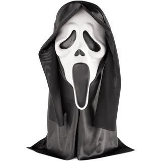 Fun World BM153 Scream Maske, Schwarz