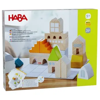 Haba Kreativbausteine Logikbaumeister Spielbausteine, unisex neutral bunt