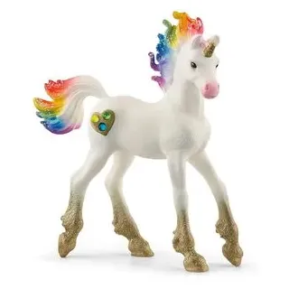 schleich Spielfigur BAYALA 70727, ab 5 Jahre, Regenbogeneinhorn Fohlen, 8,5 x 9,4 cm