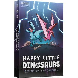 Asmodee - TeeTurtle – Happy Little Dinosaurs: Erweiterung für 5–6 Spieler – Gesellschaftsspiele – Kartenspiele – Spiele für Erwachsene und Kinder ab 8 Jahren – 2 bis 6 Spieler – Französische Version