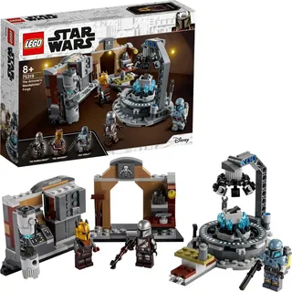 LEGO 75319 Star Wars Die mandalorianische Schmiede der Waffenschmiedin, Bauset mit 3 Minifiguren, Spielzeug für Kinder ab 8 Jahren, Geschenkidee - Bunt