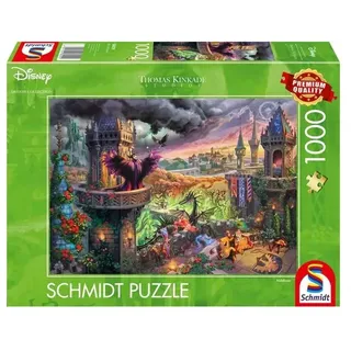 Schmidt Spiele - Thomas Kinkade Studios: Disney Dreams Collection - Maleficent, 1.000 Teile Puzzle