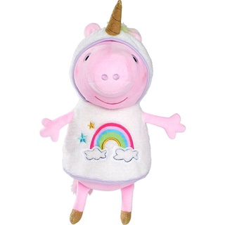 Simba Plüschtier Peppa Pig, Mehrfarbig, Pink, Textil, 15x38 cm, Spielzeug, Kuscheltiere
