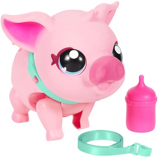 Little Live Pets - My Pet Pig , Soft and Jiggly Interactive Toy Pig That Walks, Dances and Nuzzles. 20+ Sounds & Reactions. Batteries Included. For Kids Ages 4+.