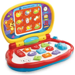 VTech 191203 Baby My First Laptop me 40 Phrases, Sounds Songs (English Version) 6+ Months (Englisch)